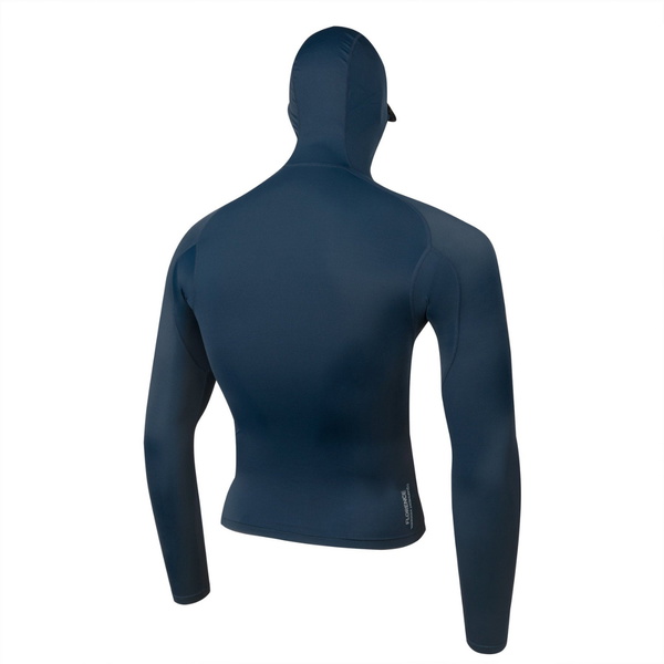 2026 Florence Marine X Langærmet Lycra-vest Med Hætte Til Mænd FMSS00030 - Dark Navy